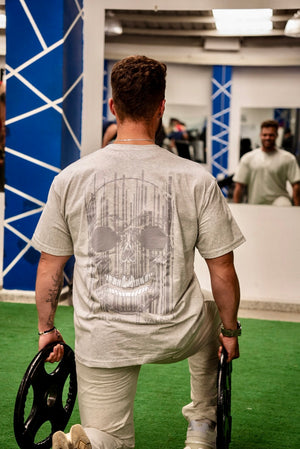 Camiseta Oversize Marfil Power